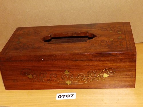 Vintage heavy wooden tissue - vintage,