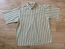 Mens VINTAGE Green Stripe