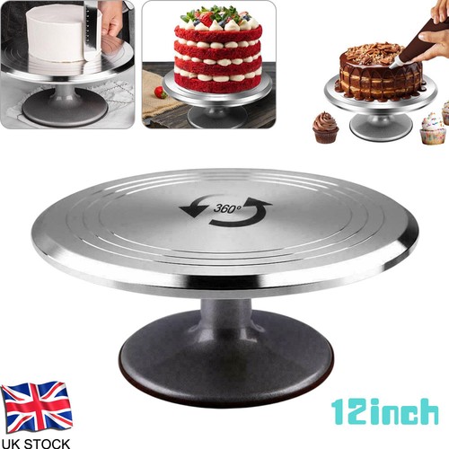 Cake turntable aluminum - turntable, 12''