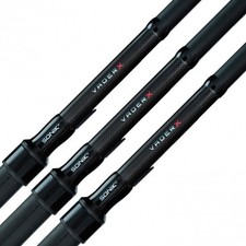 New 3 X Sonik Vader X RS Carp Rods 12ft 3lb Carp Fishing 50mm Butt Rings