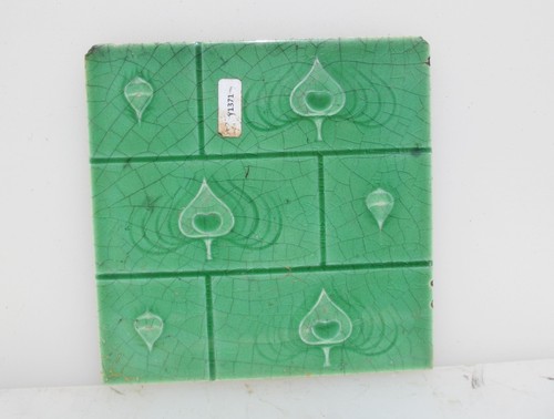 Victorian ceramic tile floral - tile,