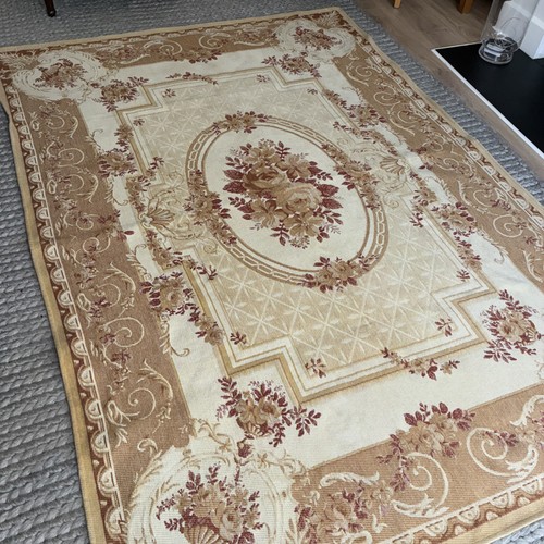 Laura ashley aubusson rug gold - aubusson,