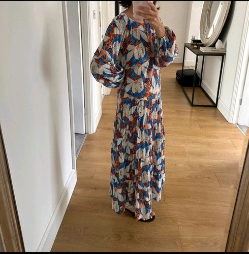 Zara floral print tiered - zara,