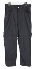 HAGLOFS Climatic Trousers Men's MEDIUM Removable Shorts Regular Fit Grey