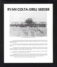 RYAN COLTA-DRILL SEEDER/CHISEL PLOUGH/TYNE/AIR SEEDER 4 PAGE BROCHURE