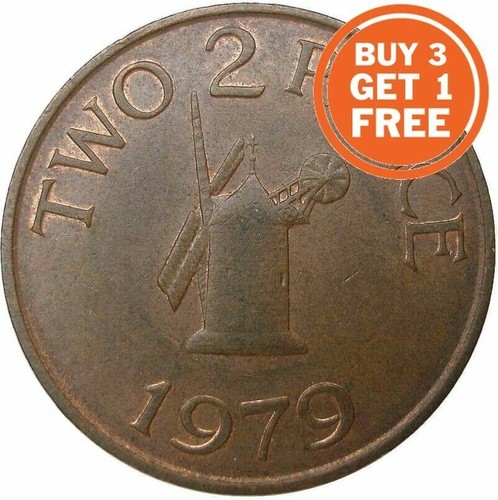 Guernsey two pence 1971 - guernsey, 2p