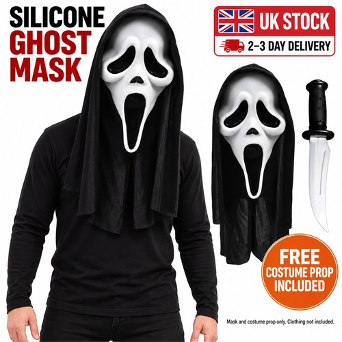 Scream ghost face - mask, with
