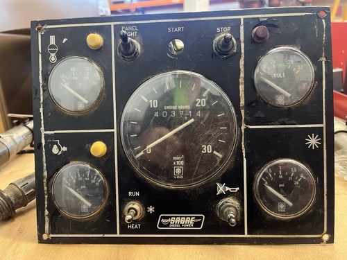 Marine diesel instrument - diesel, panel