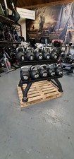 10x Blk Box Kettlebells/ Rack 8 KG TO 24 KG Commercial Gym Equipment