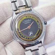⭐ VINTAGE Soviet watch SLAVA sport electro magnetic resonator 3056 Made in USSR