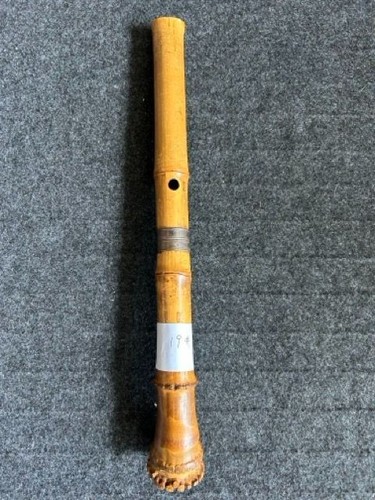 Shakuhachi star light engraved - star,
