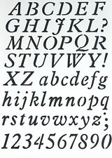 Wall Stencil Reusable Alphabet