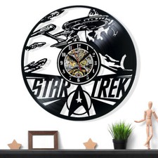 Star Trek Vinyl Wall Clock Art Home Decor Gift for Birthday Holiday Christmas