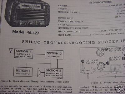 1919 1953 philco radio - 1953,