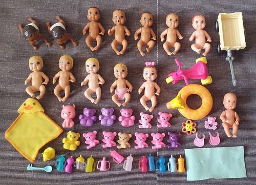 Large mattel barbie - barbie, baby