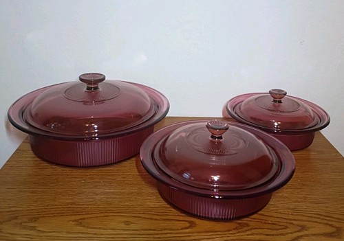 Vintage pyrex vision set 3 - vintage,