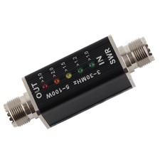 5‑100W Standing Wave Meter Shortwave LED Indicator SWR Meter For Antenna Radio✈