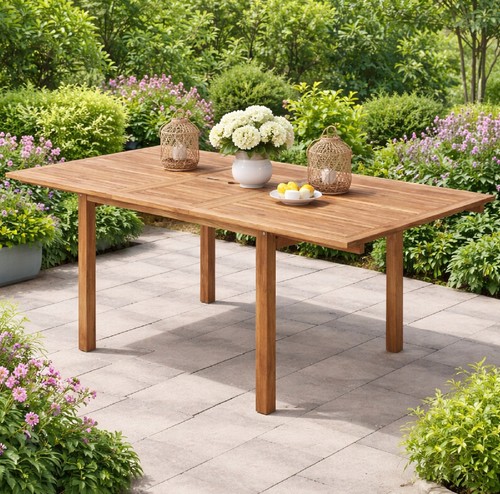 Large wooden extendable dining - large,