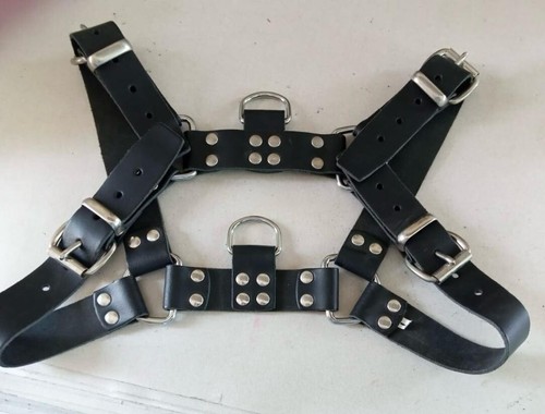 Real leather men harness - real,