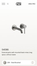 Gessi 316 Flessa Wall Mounted