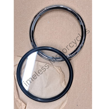 VEGLIA Speedometer / Tachometer Replacement Glass, Bezel & Rubber Seal