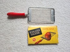  Vintage Retro Tomato Slicer With Original Packaging. 50's 60's. Tomado . MCM