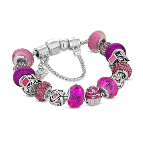 Diamond style charm - charm, bracelet
