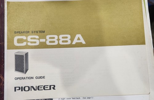 Operation guide for pioneer - operation,