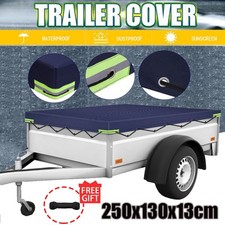 600D Oxford Blue Trailer Cover