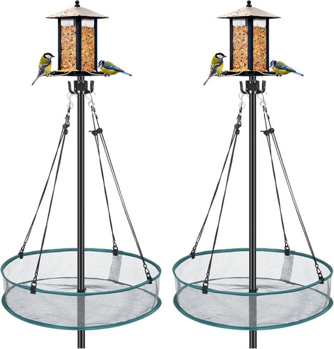 Sets bird seed catcher for - 2,