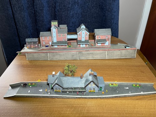 Pre built card buildings - card,