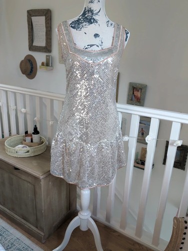Asos luxe silver sequin - asos,