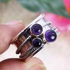 Lovely Amethyst Spinner Ring