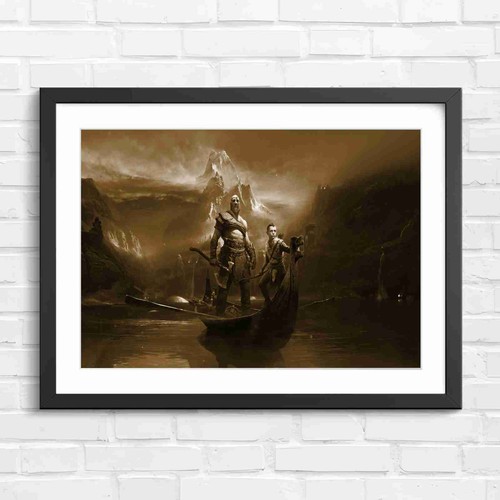 Fantasy viking warrior boat - fantasy,