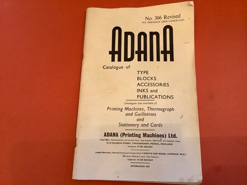 Adana type faces catalogue - adana,