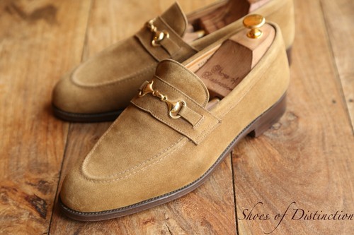 Tricker tan beige suede - tricker's,