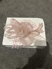 Pink fascinator