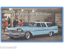 1959 Plymouth Suburban Wagon