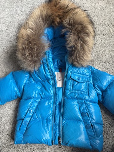 Moncler infant fur hooded - moncler,
