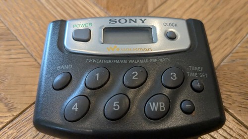 Sony srf m37v am - fm, pocket