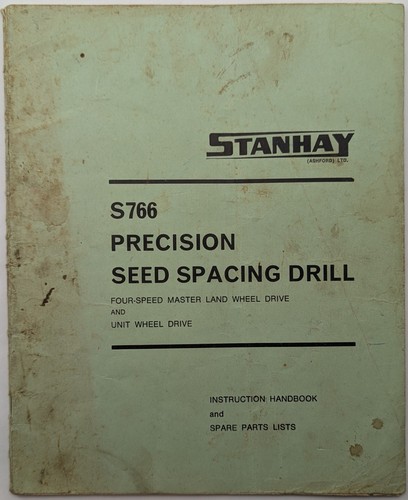 Stanhay instruction handbook - instruction,