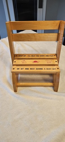 Vintage covertible step stool - covertible,