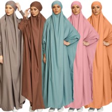 Abaya Prayer Women Muslim Long