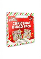 Christmas Bingo Game Set - Holiday Season Party Family Game Activity 2-6 Players