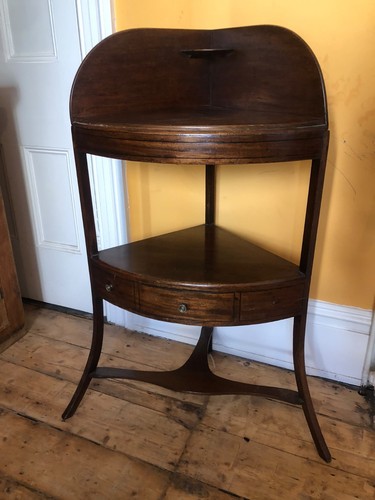 Georgian mahogany corner - georgian,