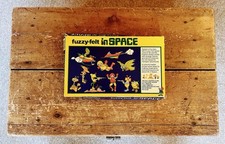 Vintage Fuzzy Felt In Space By Allan Industries Ltd
