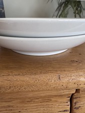 Marks and Spencer ADANTE large pasta bowl white 24cm. Excellent Condition