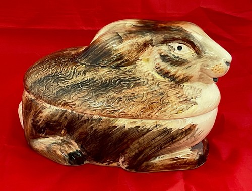 Ceramic vintage french rabbit - ceramic,