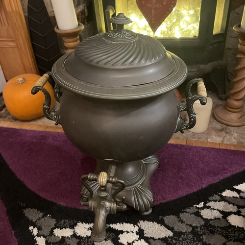Vintage antique samovar copper - vintage,