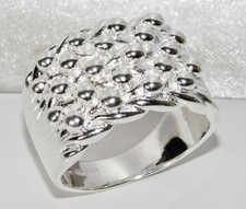 Sterling Silver Mens Heavy Keeper Ring size R S T U V W X Y Z Z1 Z2 Z3